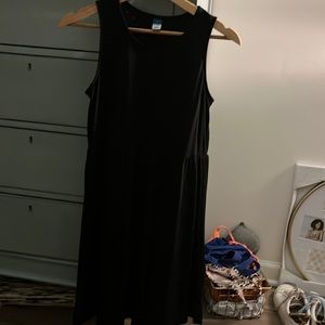 black dress, old navy